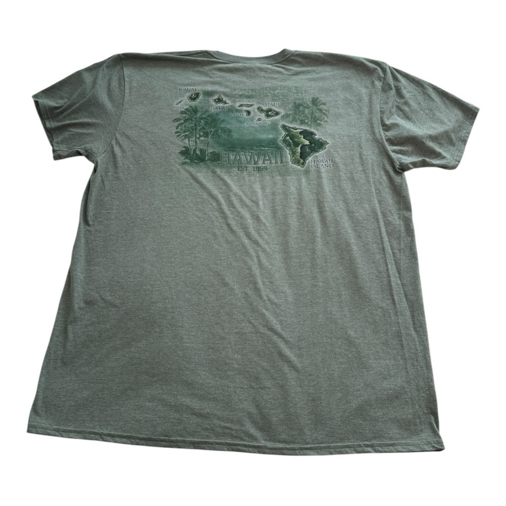ABC Store Hawaii T-Shirt | Heathered Green | Size 2XL - Picture 2 of 9